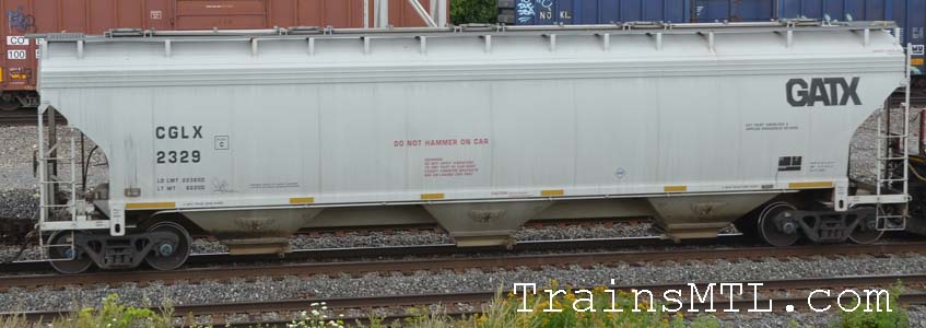 Car/wagon CGLX2329 right side / coté droit